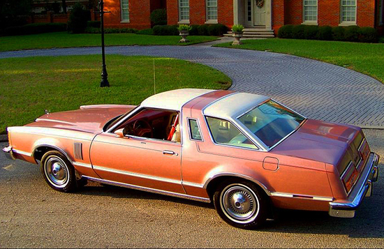 3rd place at 47.6% 1977-79 Ford Thunderbird coupe (length 217.7”, wheelbase 114”)