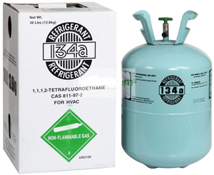 R-134a refrigerant is also sold in portable tanks.