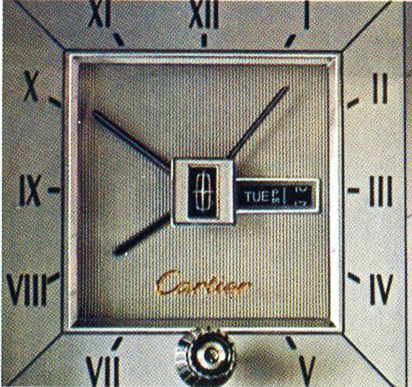 Lincoln Mark V standard Cartier clock 