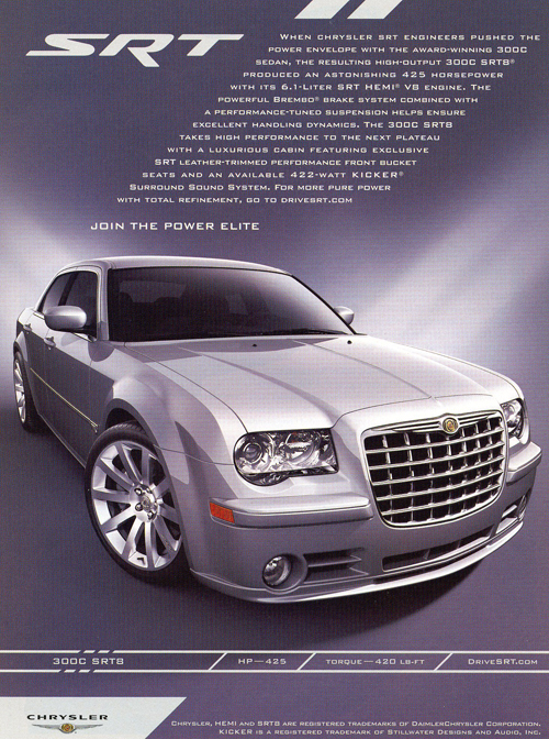 Chrysler 300 advertisement #5