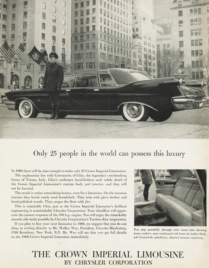 1960 Chrysler imperial limo