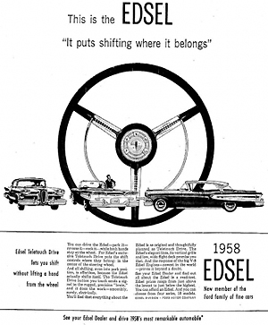 1958 Edsel ad