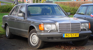 A 1983 Mercedes 380SE