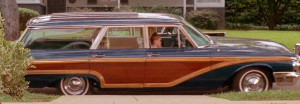 small 1962 Mercury Colony Park wagon in Mad Men