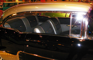 El Morocco hardtops received silver paint on the roofs to simulate the expensive roof covering found on 1957 Cadillac Eldorado Broughams.