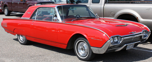 small 1961 Ford Thunderbird coupe