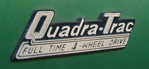 small 1973 Jeep QuadraTrac badge