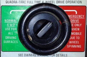 small 1973 Jeep QuadraTrac switch