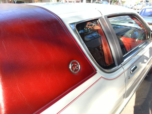 small 1986 Mercury Cougar vinyl roof