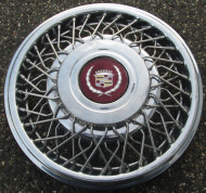 Cadillac, wire wheel cover,