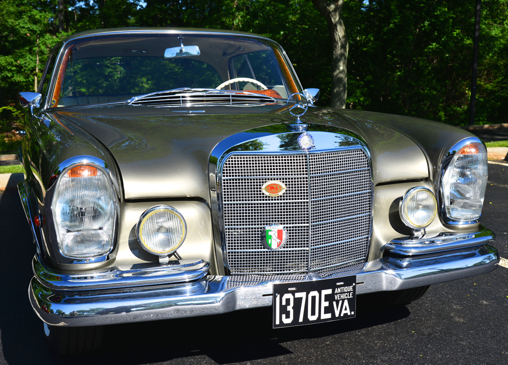 1966 Mercedes 250SE coupe at the 2014 June Jamboree in Montvale, NJ