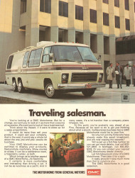 1974, 1970s, GM, GMC, mobile, motor, motorhome, home, ad