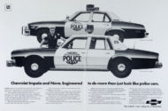 1977, 1978, 1979, Chevrolet, Impala, Caprice, cop car, ad, police, Nova, police car