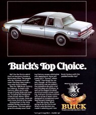 1984 Buick Century ad