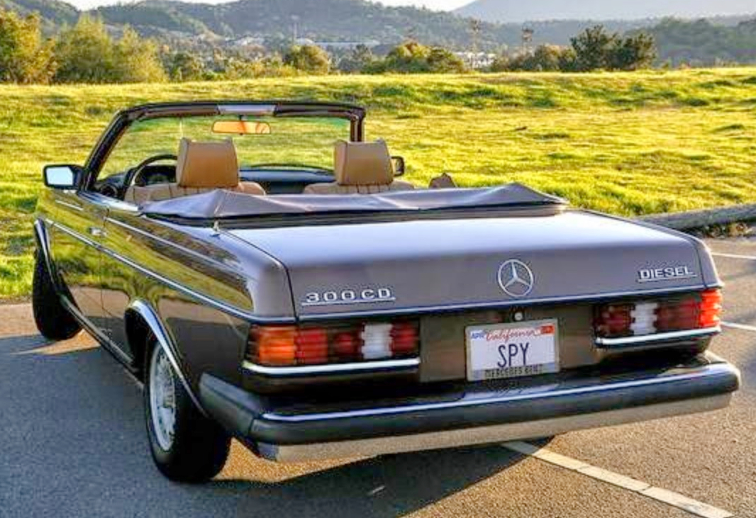 1985, mercedes, 123, convertible, 300d, 300cd, diesel