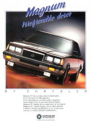 1987, chrysler, k, k-car, dodge, plymouth, magnum, ad, advertisement,