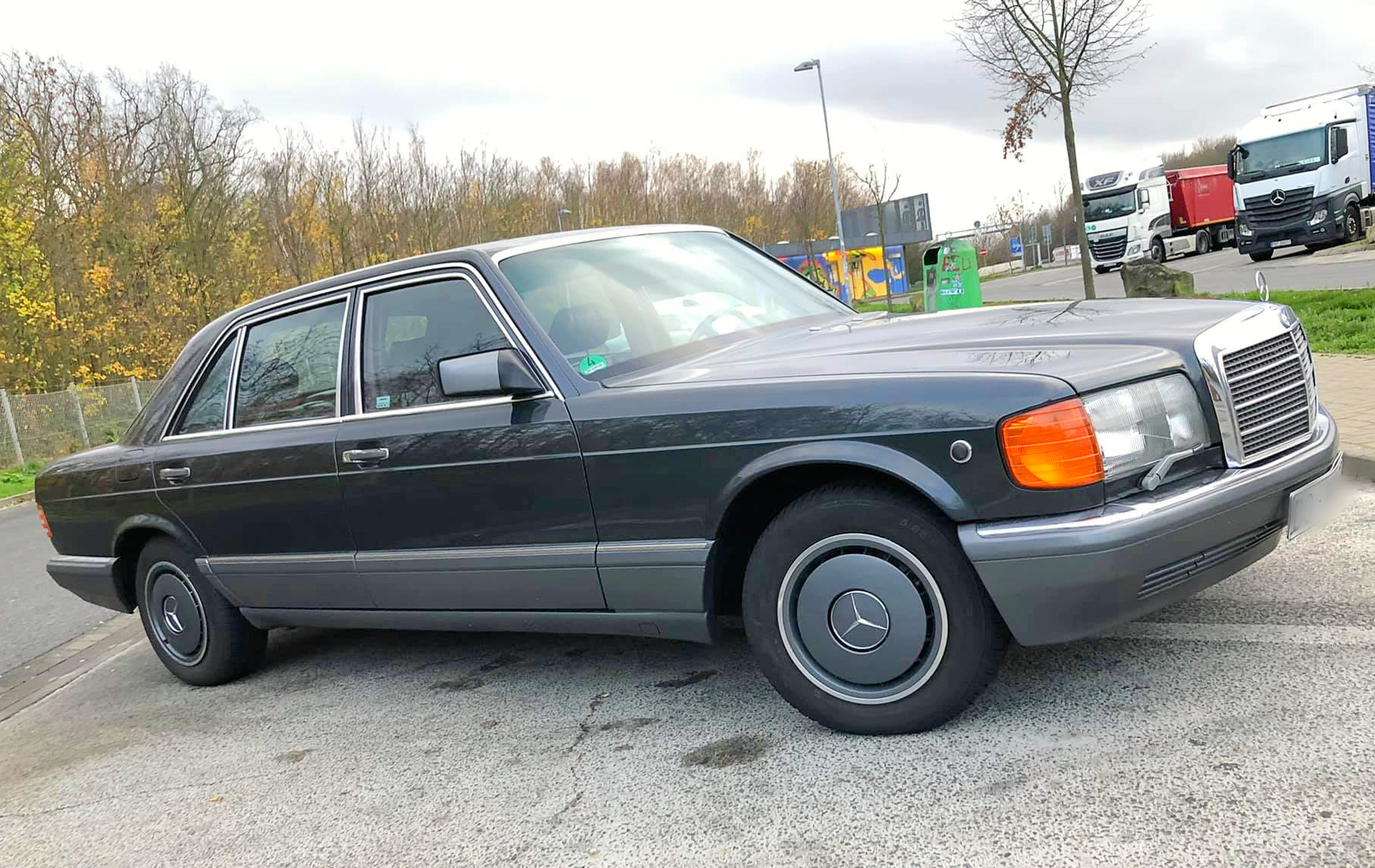 1990, mercedes, 500SEL, w126, 126, s-class, 15", 15-inch, hubcaps, wheel covers, 15 inch