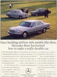 1991 Mercedes ad