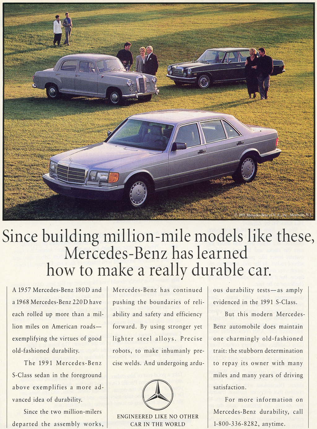 1991 Mercedes ad