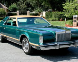 1977, Lincoln, Mark V, Givenchy, jade, green