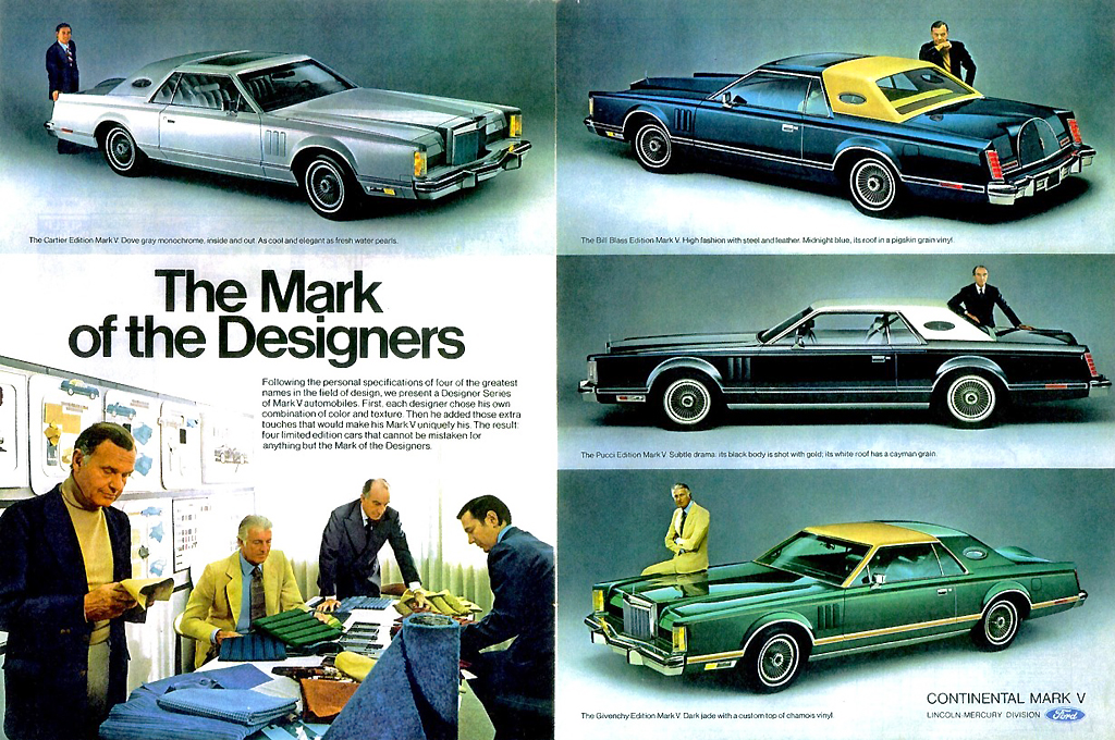 1977 Lincoln Mark V ad