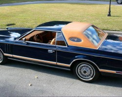 1978, Lincoln, Mark V, wire wheel covers, blue