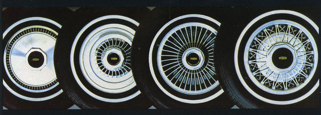 Lincoln, Mark V, aluminum wheels, wheel covers, hub caps