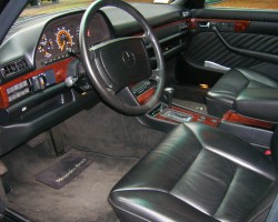 1991 Mercedes 560SEL interior