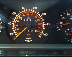 1991 Mercedes 560SEL instument cluster