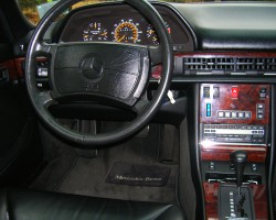 1991 Mercedes 560SEL instrument cluster