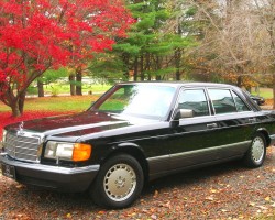 black 040 1991 Mercedes 126