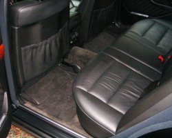 1991 Mercedes 560SEL rear seat