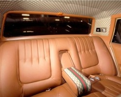 1979 Cadillac Seville Gucci rear seat