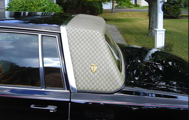 1979 Cadillac Seville Gucci edition roof closeup | CLASSIC CARS TODAY ONLINE