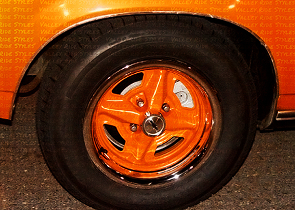 13-inch General Motors color matched wheel 1975-80