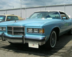 1975 Pontiac Grand Ville convertible arctic blue