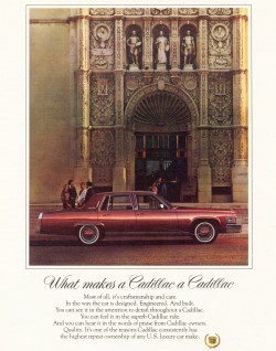 1978 cadillac fleetwood advertisement