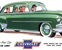 1952 chevrolet ad