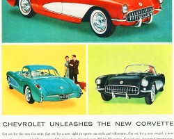 1956 Chevrolet Corvette ad