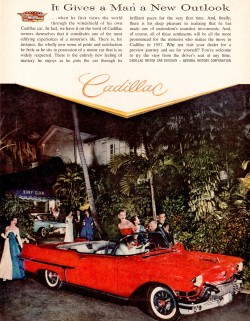 1957 cadillac ad