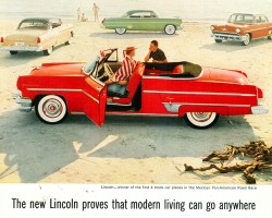 1954 lincoln ad