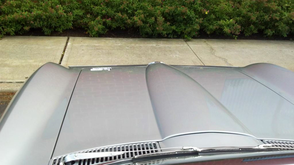 1966 Chevrolet Corvette hood view