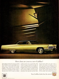 1967 cadillac ad