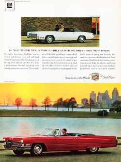 1967 cadillac ad