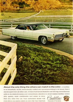 1968 cadillac ad