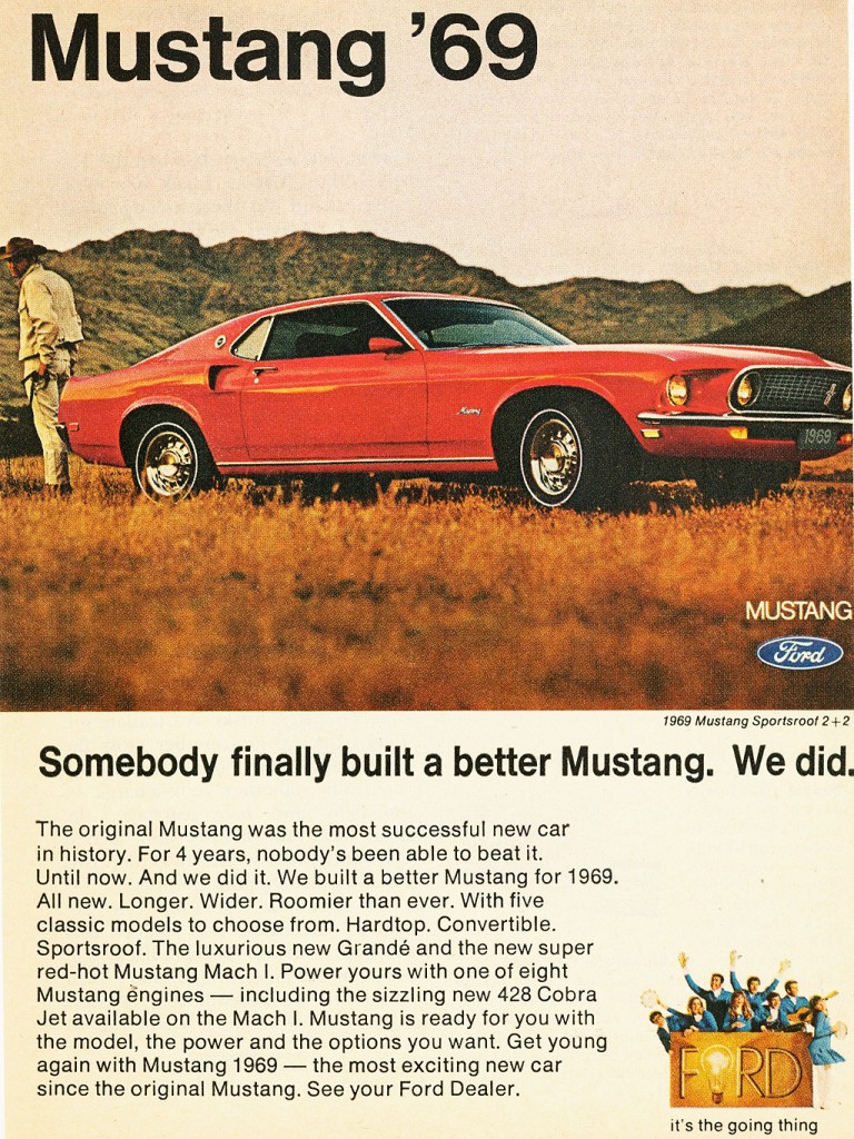 1969 Ford mustang commercial #1
