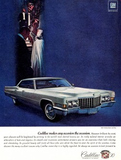 1970 cadillac sedan de ville ad