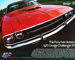 1970 dodge challenger ad