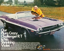 1970 dodge challenger ad