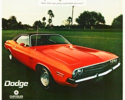 1971 dodge challenger ad